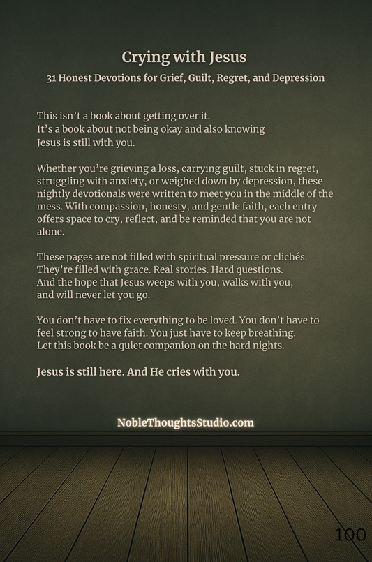 Crying With Jesus 31 Evening Devotionals Digital Download (PDF)