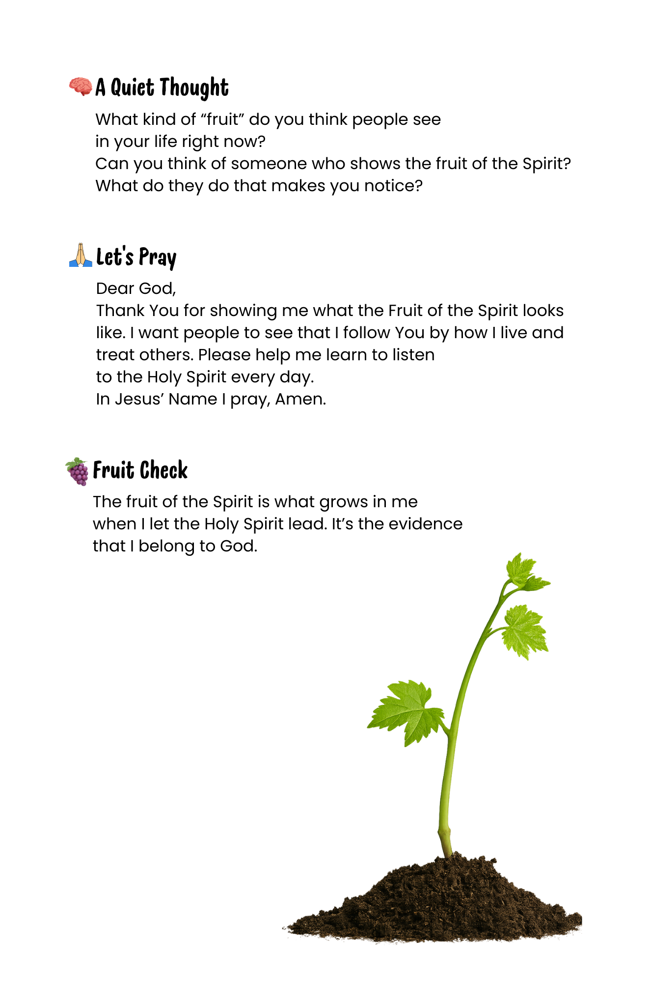 The Fruit Of The Spirit Devotional for PreTeens (Printed Edition)