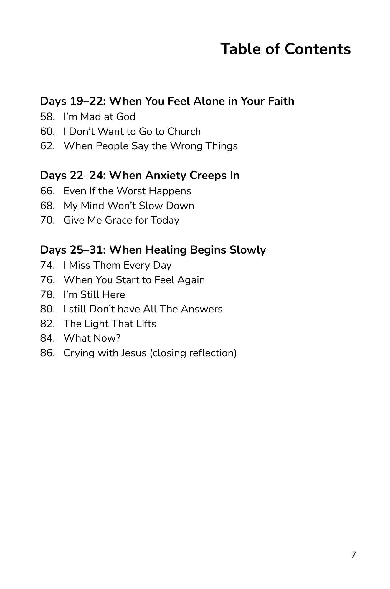 Crying With Jesus 31 Evening Devotionals Digital Download (PDF)